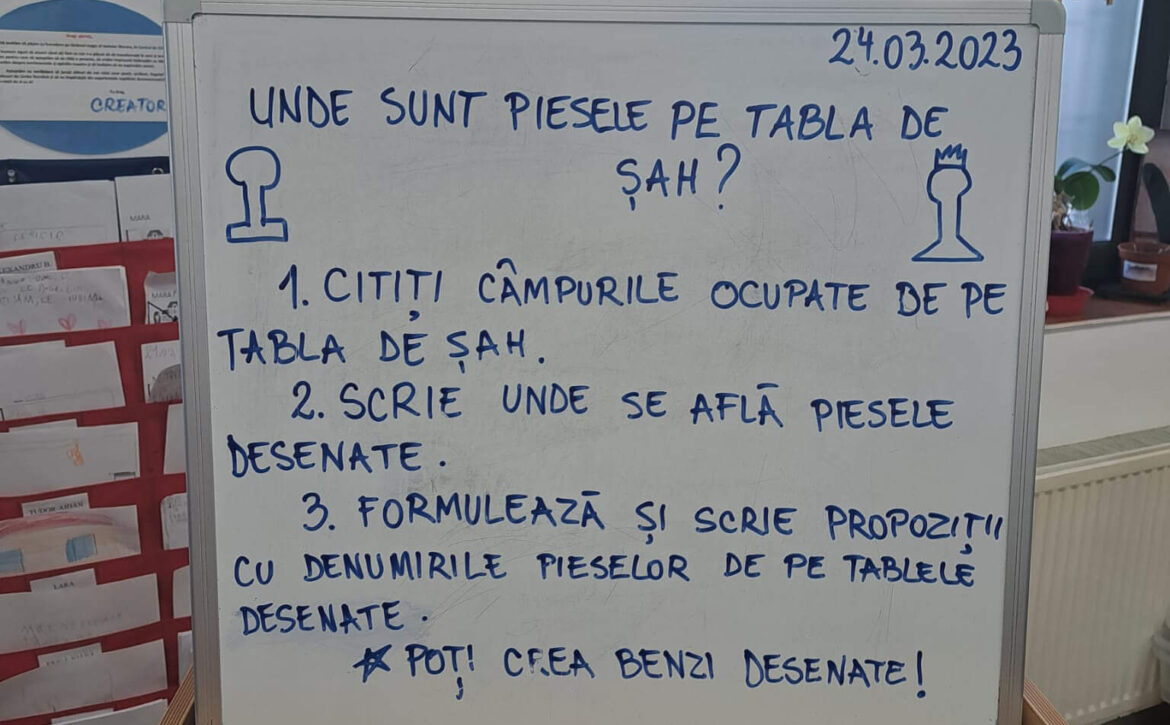 Educația și șahul fac o echipă perfectă în proiectul Step-by-Step